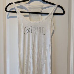 Victoria's Secret white Bride tank top